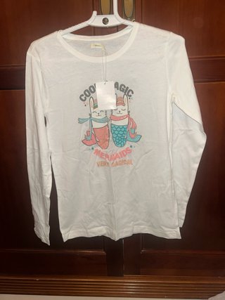 Camiseta manga larga con estampado