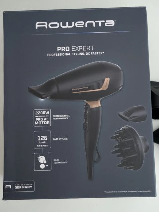 Secador Rowenta Pro Expert 2200W Preto Novo