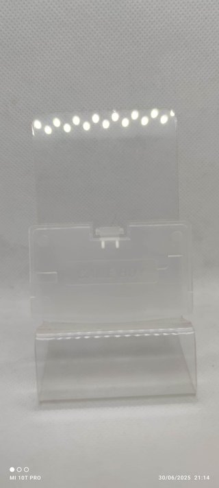 Tapa de pilas Game Boy Advance transparente