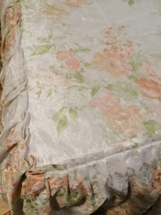 Colcha edredón floral