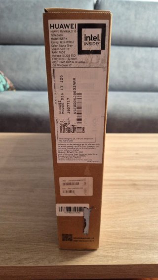 Portátil Huawei MateBook D 16 i7 16GB