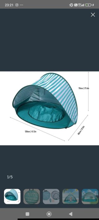 Carpa Plegable Infantil