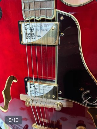 Guitarra Epiphone Emperor II ArchTop Roja