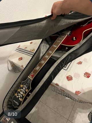 Guitarra Epiphone Emperor II ArchTop Roja