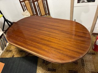 Mesa comedor extensible madera estilo vintage