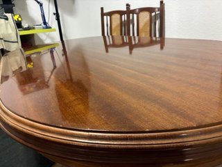 Mesa comedor extensible madera estilo vintage