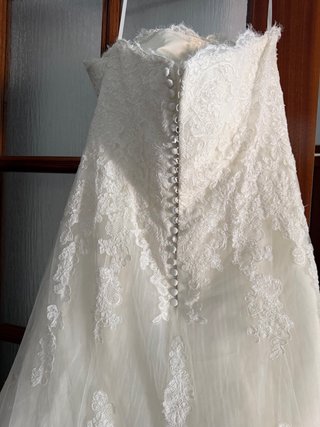 Vestido de Novia Blanco Encaje talla M-L