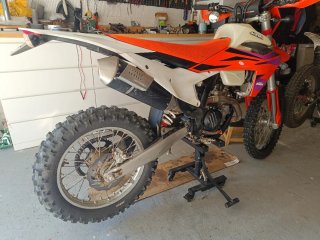 KTM 450 EXC Naranja/Blanca Enduro