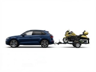 Remolque Moto Elevable y Plegable 750kg