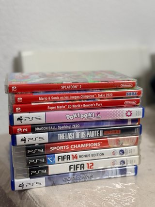 Lote Videojuegos PS3, PS5, Switch y switch 2