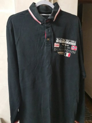Ocho Polos Sport Camisetas Manga Larga XXL