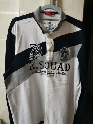 Ocho Polos Sport Camisetas Manga Larga XXL