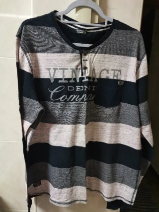 Ocho Polos Sport Camisetas Manga Larga XXL