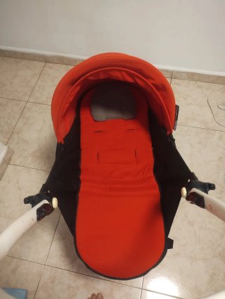 Carrito Yoyo Capazo Rojo