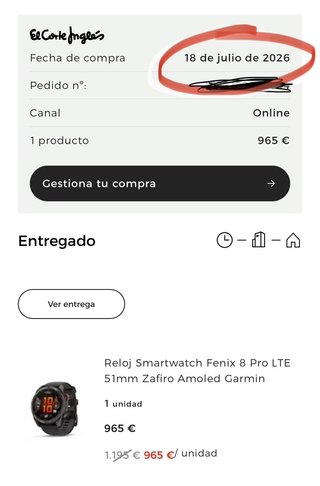 Garmin Fenix 8 51MM - Como Nuevo