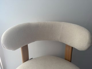 Silla Comedor Tapizada Beige Sklum