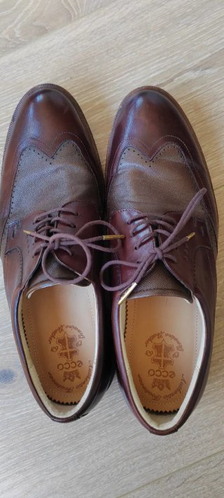 Zapatos ECCO World Class Golf Talla 44 Marrones