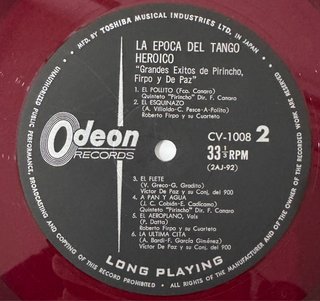 La Época del Tango Heroico LP