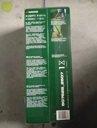 Aparador relva Parkside 20v - novo