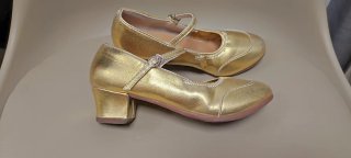 Zapatos de baile dorados