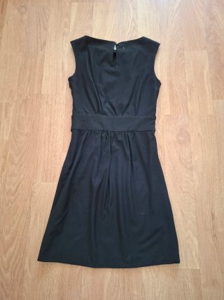Vestido Negro Blanco Talla S