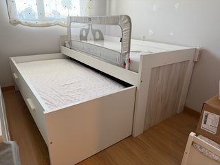 Cama nido infantil con cajones