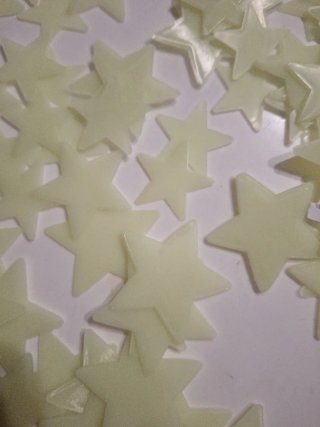 Stelle fluorescenti decorative
