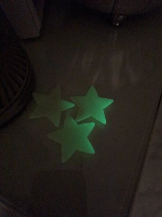 Stelle fluorescenti decorative