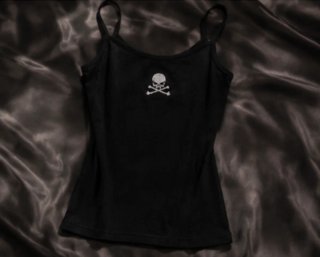 Top Goth Calavera Hecho a Mano