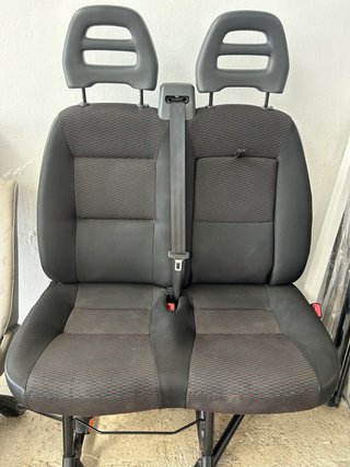 Asiento de copiloto doble furgoneta Citroen Jumpe