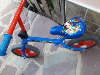 Bicicleta infantil sin pedales Paw Patrol