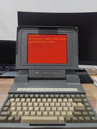 Toshiba T3100e/40 Portátil Vintage