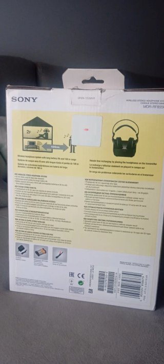 Auriculares diadema Sony MDR-RF855RK negros