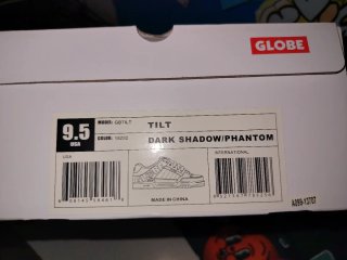 Zapatillas Globe Talla 42.5 Negras