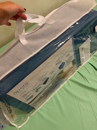 Cama articulada con colchón y cuña postural