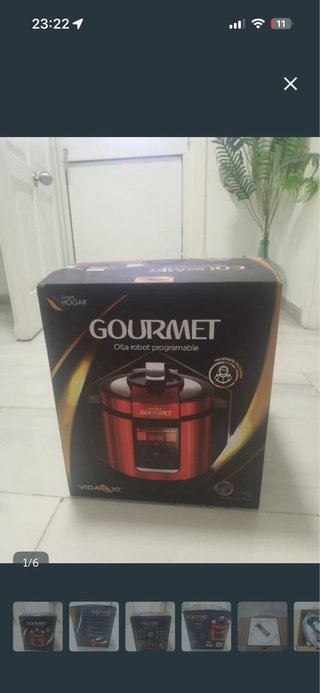 Olla Gourmet Robot Programable Roja