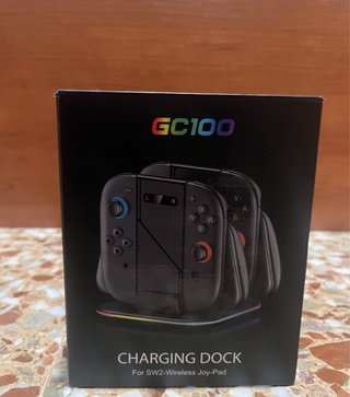 Base Carga 4 mandos Nintendo Switch 2 Joy-Con 2