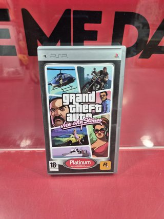 Juego Sony PSP / GTA Vice City Stories Platinum.