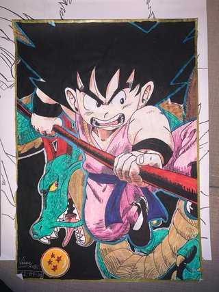 Disegno Dragon Ball Z con Shenron