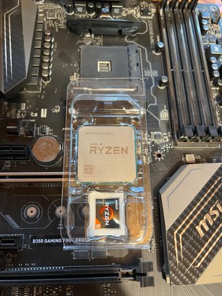 Scheda madre MSI B350 + Ryzen 5 2600X