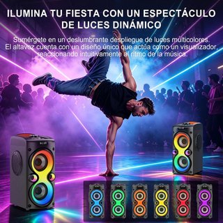 Altavoz Bluetooth Portátil 200W NUEVO