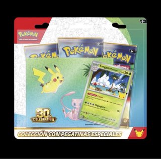 Blister Pokémon 3 Sobres 30 Aniversario
