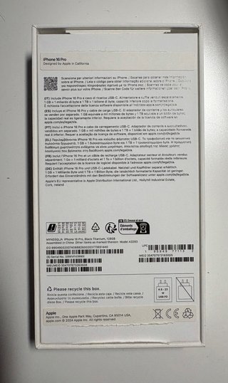 iPhone 16 Pro - Negro - 128GB