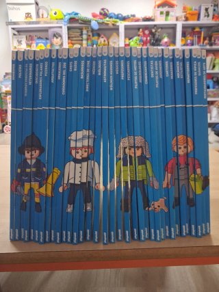 Colección de libros playmobil profesiones