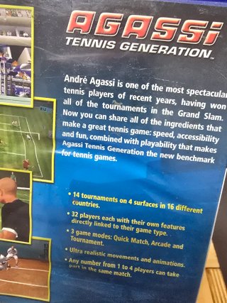 Agassi Tennis Generation PS2