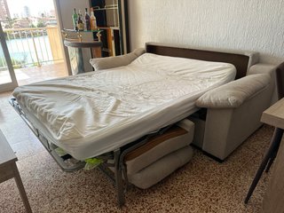 Sofá Cama apertura italiana Beige