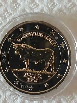 Moneda Malta 2025 Toro