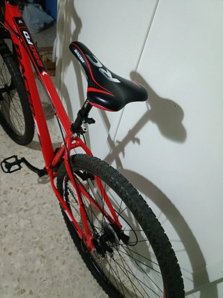Bicicleta de Montaña Roja RACER 290 FD