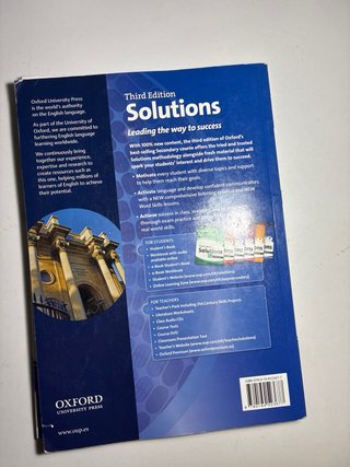 Libro Inglés Solutions C1 Third Edition Oxford