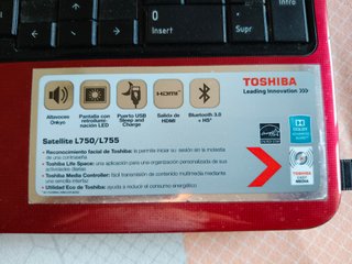 Portatile Toshiba Satellite L750/L755 Rosso